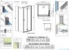 Radaway Essenza Kdj B kabina 90x80cm prawa szkło przejrzyste 1385082-01-01R/1384051-01-01